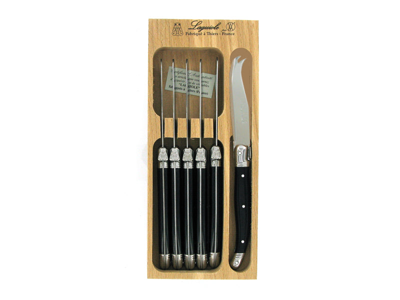 Fromagette (Small Cheese Knives) Andre Verdier Set of 6 - Black