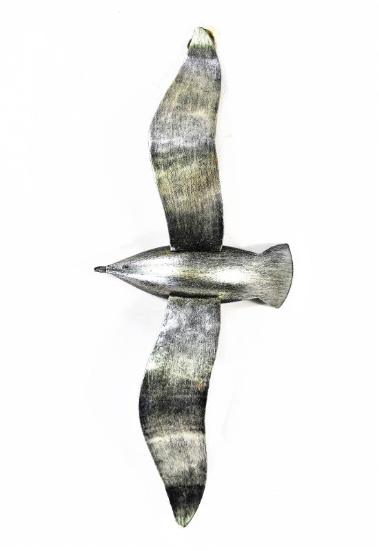 Seagull - Large Silver Wall Hanging