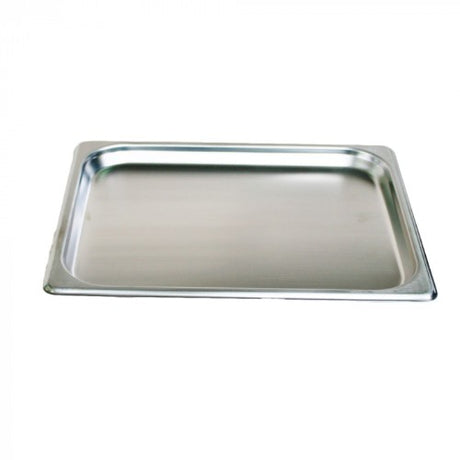 Steampan 1/2 Size 20mm, premium 18/0 stainless steel, perfect for steaming veggies, seafood, and meats efficiently.