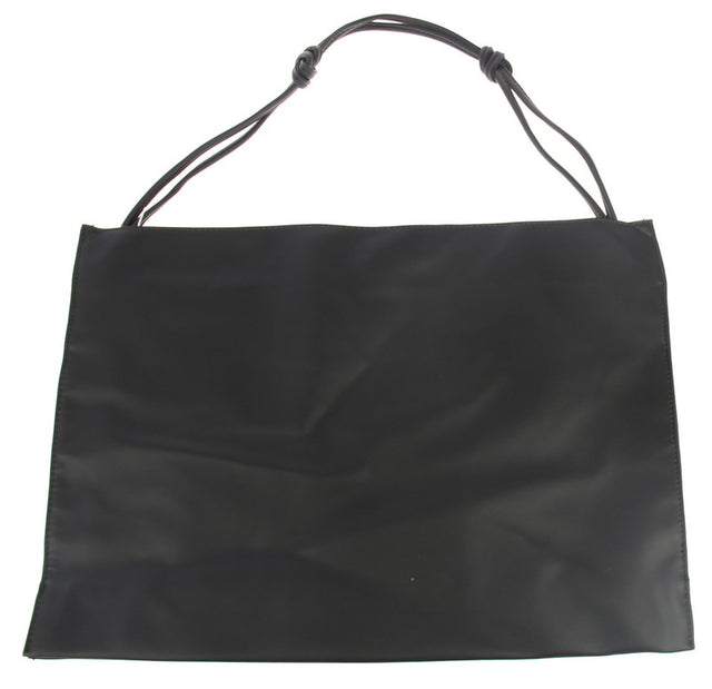Sleek black imitation leather bag, stylish and functional, perfect for daily use and special occasions.