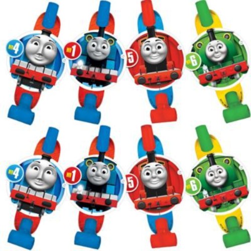 Thomas All Aboard Blowouts with Medallions Pack of 8
