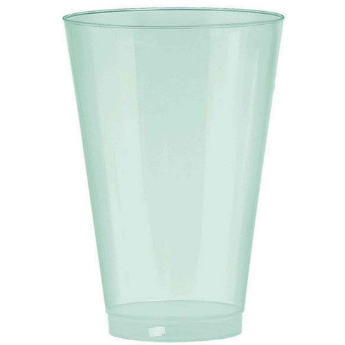 Plastic tumblers in Robin's-Egg Blue, pack of 72, ideal for parties and picnics; durable, lightweight, and BPA-free.