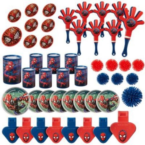 Spiderman Webbed Mix Favors Value  Pack 48 Pieces