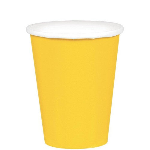 Paper Cups - Yellow Sunshine (20 units) - Pack of 20