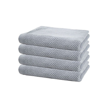 Angove 4-pack hand towels in elegant colors, crafted from soft Turkish cotton, 40x70cm, highly absorbent and quick-drying.