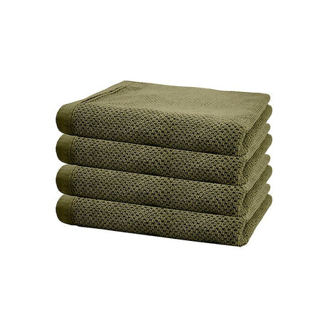 Olive Angove hand towels, 40x70cm, soft cotton, elegant design, perfect for drying hands and enhancing bathroom decor.