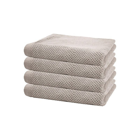 Soft and luxurious Angove 4-pack hand towels, 40x70cm, made of premium Turkish cotton with elegant narrow hems.