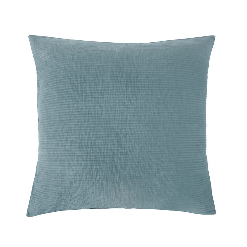 Grace Euro Pillowcase Steel Blue
