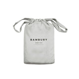 Luxurious silver bamboo satin pillowcases, soft, breathable, and hypoallergenic for healthy sleep and hair care.