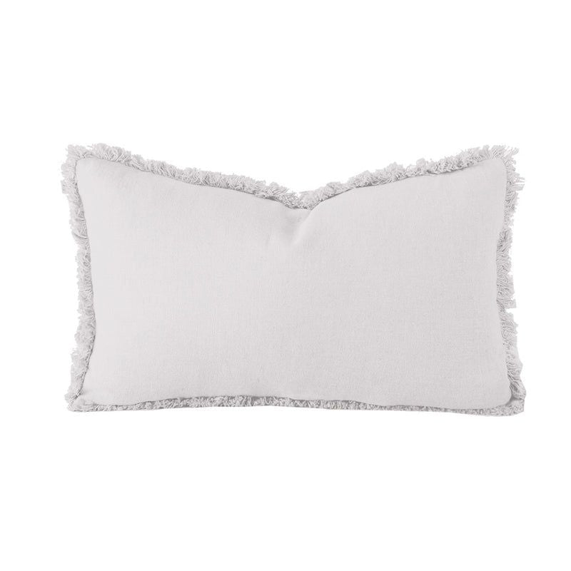 Linen Cushion 30x60cm Silver
