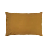 King Duvet Cover in Tobacco color with woven stripe pattern, crafted from soft pre-washed cotton for luxurious comfort.