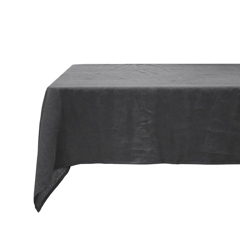 Linen Tablecloth 150x275cm Charcoal