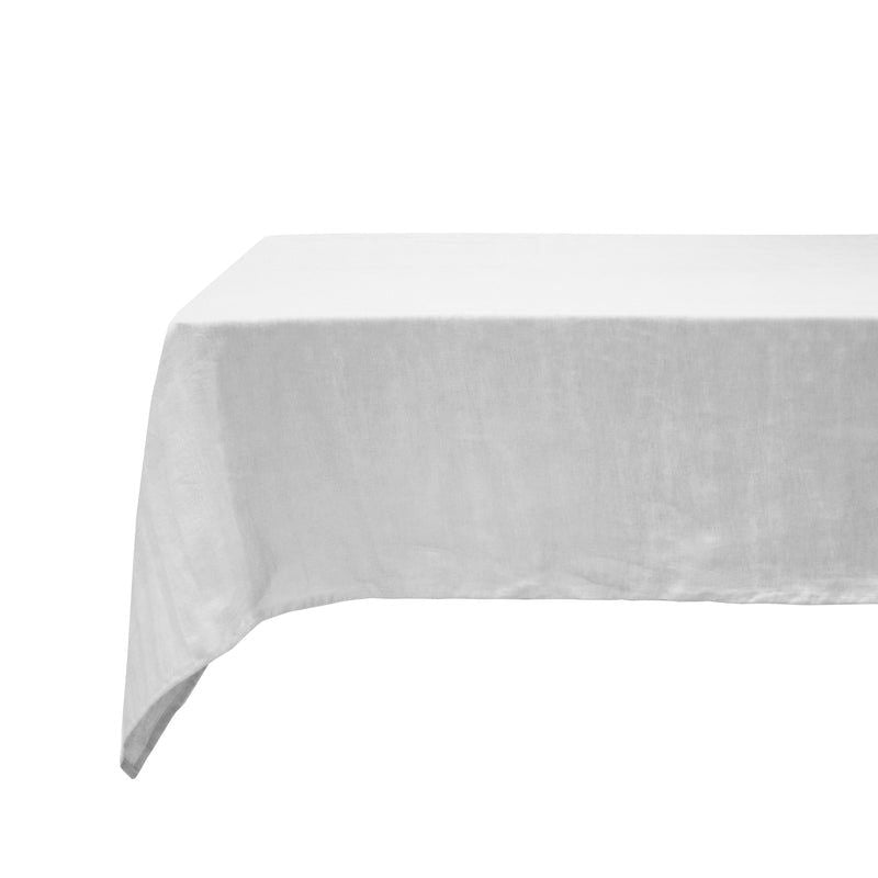Linen Tablecloth 150x275cm Silver