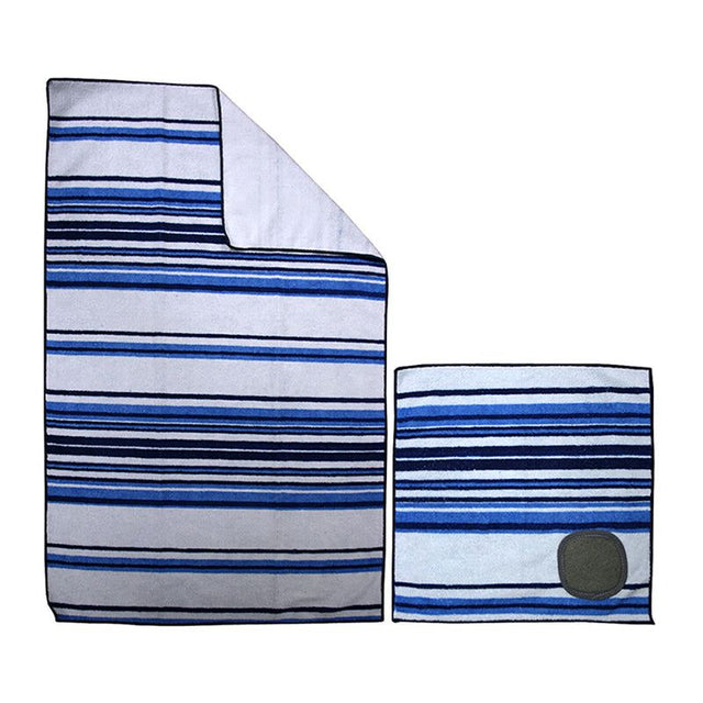 Vibrant eco-friendly microfibre kitchen towel set with scrubbing pad for effective and stylish cleaning.