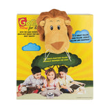 Go-Go Pillow for Kids Lion, a multifunctional pillow that supports books, tablets, and cuddling with a fun lion design.