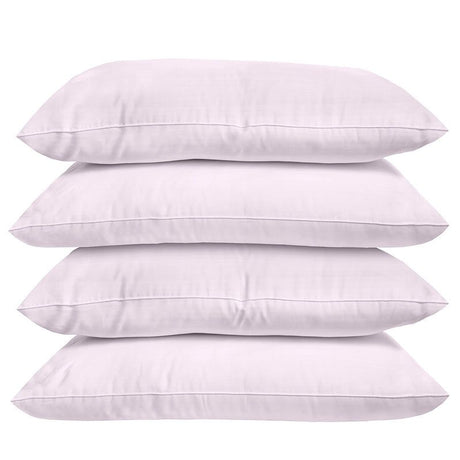 Set of four serene dusk pillowcases in premium cotton, designed for comfort and breathability, OEKO-TEX certified.