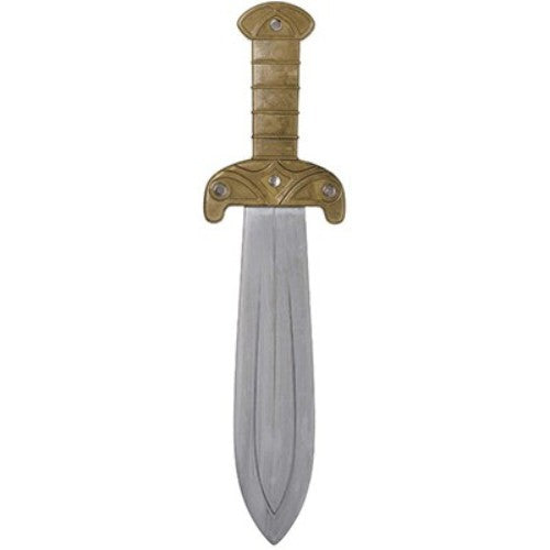 Gods & Goddesses Roman Dagger, a 37cm flexible plastic costume prop for Halloween and cosplay, safe and lightweight accessory.