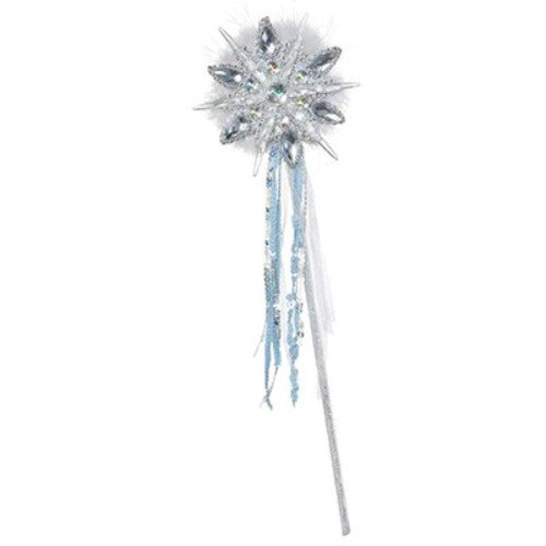 Fairytale Snowflake Jewel Wand & Feathers