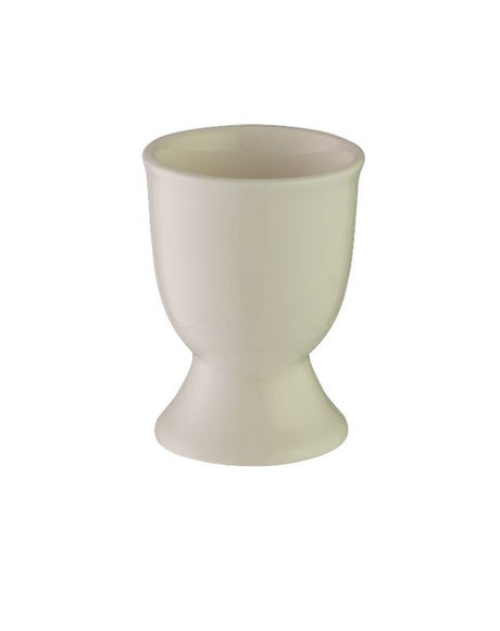 Avanti Egg Cup in white with charming bunny design, crafted from stoneware for stable, stylish egg serving.