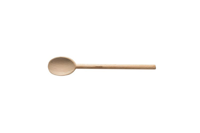 Avanti 25cm beechwood spoon, ideal for stirring and mixing, safe for all cookware, durable and easy to clean.