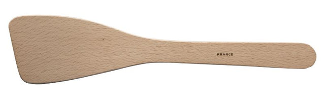 Avanti 30cm extra curved spatula made of beechwood, safe for all cookware, features a comfortable non-slip handle.