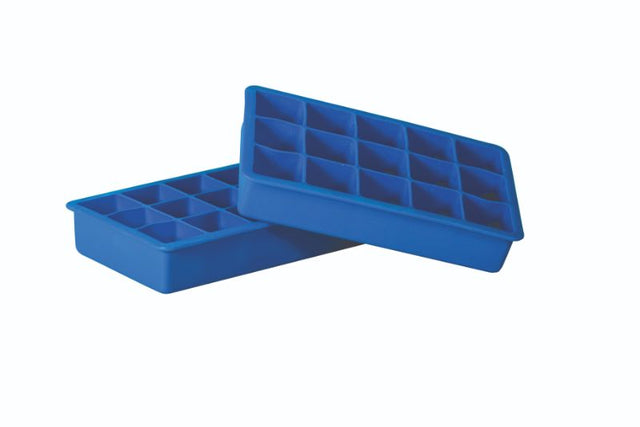 Avanti Sil 15 Cup Ice Cube Tray Set of 2 featuring BPA-free silicone, produces 30 large, slow-melting ice cubes.