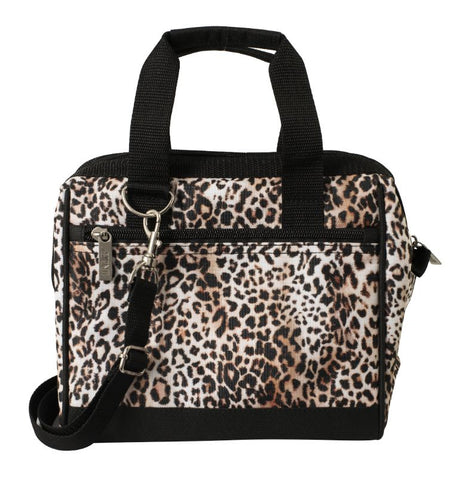 Avanti Insulated Lunch Bag in chic Leopard print, spacious design, insulated and stylish, perfect for on-the-go meals.