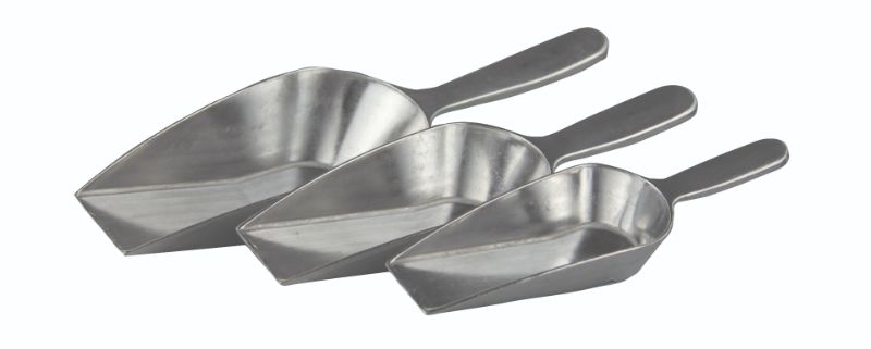 Avanti Aluminium Measuring Scoops Set of 3, featuring durable, stackable scoops in traditional design for precise cooking and baking.