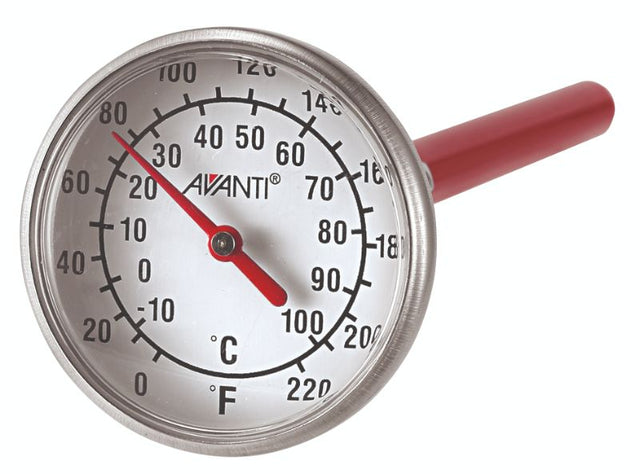 Tempwiz Precision Meat Thermometer: Durable, easy-to-read thermometer for perfect meat cooking, with Celsius and Fahrenheit settings.