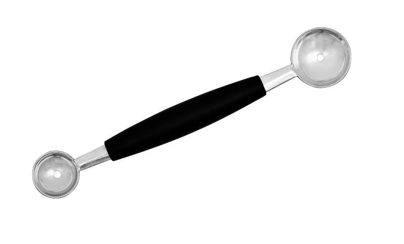 Avanti Melon Baller with soft touch handle, designed for scooping perfect fruit spheres effortlessly and comfortably.