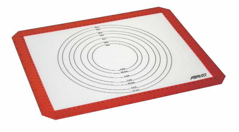 Avanti Non-Stick Baking Mat, 40x32cm, silicone mat for easy baking, oven-safe, and reusable, eliminating the need for oils.