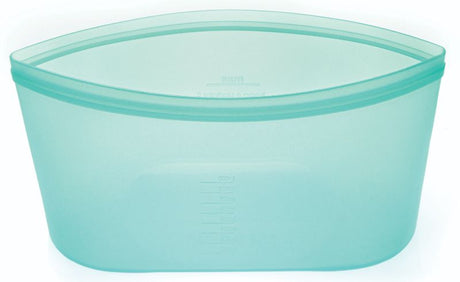 Avanti Pinch & Lock Bag 900ml in blue, silicone, heat resistant, airtight seal, eco-friendly, and dishwasher safe for food storage.