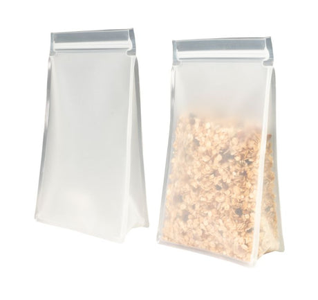 Avanti Reusable Tall Stand-Up Bags, 1.5L, eco-friendly, durable, leakproof, perfect for snacks and organization.