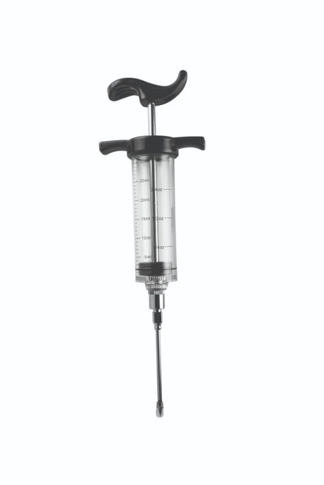 Avanti Flavour Injector - 30ml for injecting big flavors into meats, featuring a clear chamber with measurement markings.
