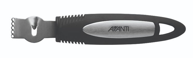Avanti Ultra Grip Lemon Zester with soft-touch handle and stainless steel blade for easy citrus zesting and comfortable grip.