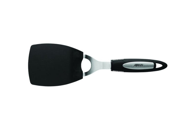 Avanti Ultra Grip Nylon Head Broad Turner with a soft-touch handle, ideal for flipping food without damaging non-stick cookware.