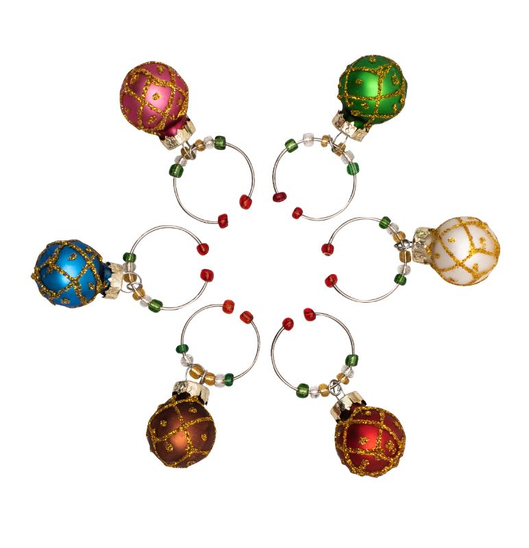 Avanti Wine Charms - Baubles Set of 6