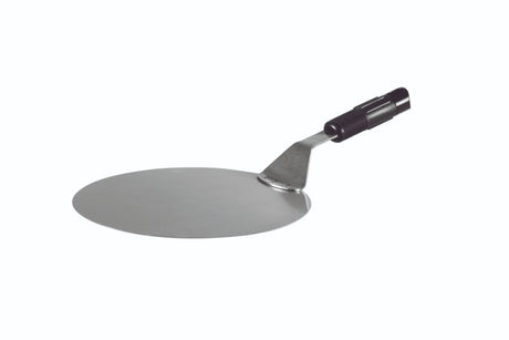 Avanti Pizza Oven Peel and Spatula, stainless steel, heat-resistant handle, 25cm diameter, ideal for safe pizza transfer.