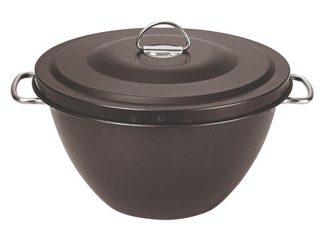 Avanti Non Stick Pudding Steamer with riveted handles and locking lid, ideal for 1-litre steamed pudding creations.