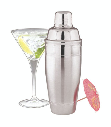 Stainless steel Avanti Cellar Wiz Cocktail Shaker 700ml, perfect for mixing cocktails with ease and style.