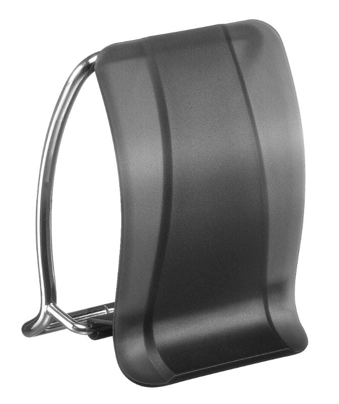 Avanti E-Z Grip Napkin Holder in sleek black, made of durable plastic and steel, keeps napkins organized for any dining occasion.