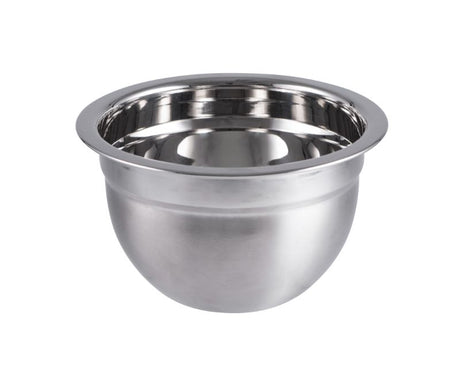 Avanti 14cm deep stainless mixing bowl with polished interior, generous handle, and dishwasher safe design for easy mixing.