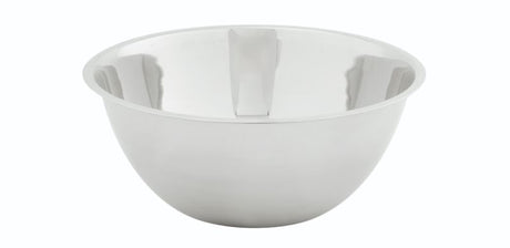 Heavy duty stainless steel mixing bowl, 22.5cm diameter, 2-litre capacity, perfect for versatile kitchen tasks.