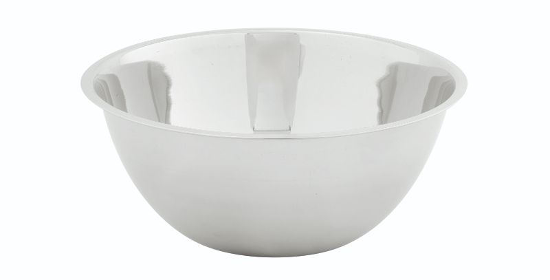 Heavy duty stainless steel mixing bowl, 24.5cm, 3.0-litre, perfect for versatile kitchen tasks and dishwasher safe.
