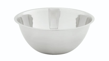 Heavy-duty stainless steel mixing bowl, 26.5cm diameter, 3.7L capacity, durable and dishwasher safe for versatile kitchen tasks.