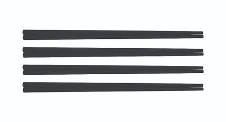 Set of 4 Avanti Traditional Chopsticks, 24cm, made from durable alloy with non-slip tips and heat resistant to 220°C.