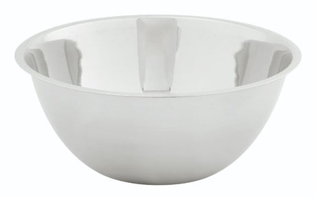 Heavy duty 34cm stainless steel mixing bowl with 5.6L capacity, perfect for mixing and serving a variety of dishes.