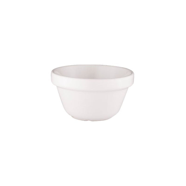 Avanti white multi-purpose bowl, 350ml, 13cm, durable, deep for mixing, broad base for stability, dishwasher safe.