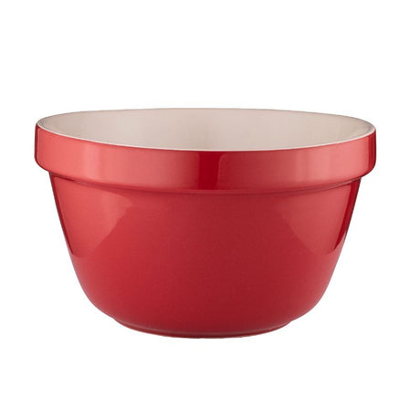 Bright red Avanti Multi Purpose Bowl 2.3L, ideal for mixing and marinating, with deep sides and stable base. Dishwasher safe.