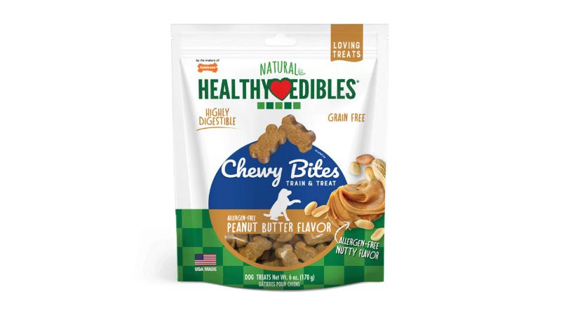 Dog Treats - Healthy Edibles Chewy Bites Peanut Butter (170g)